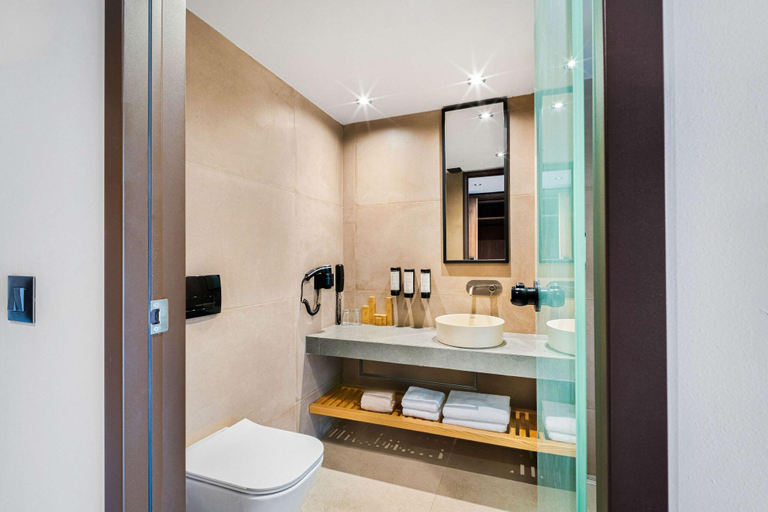 Bathroom 5, Harmony E Rock Hotel, Crete