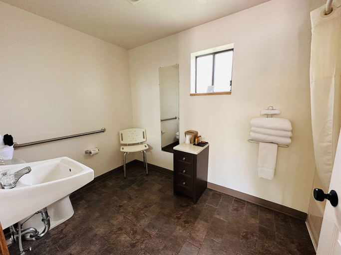 Bathroom 3, Austin's Chuckwagon Motel, Wayne