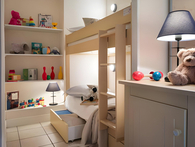 Bedroom 3, Residence Pierre & Vacances Heliotel Marine, Alpes-Maritimes