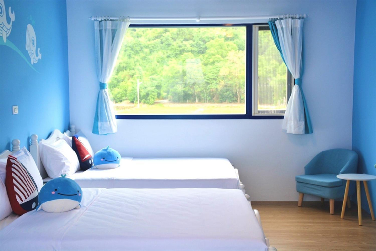 Bedroom 2, Blue and White Style Holiday B&B, Taitung