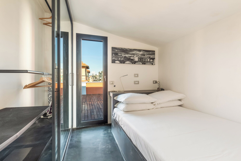 Bedroom 4, Fantastic Penthouse Over The Roman Sky , Roma