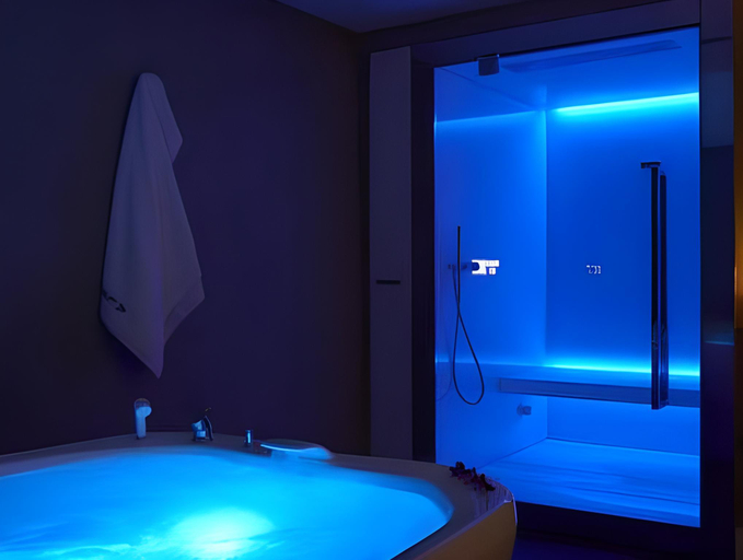 Bathroom 5, Alexandra Golden Boutique Hotel-Adults Only - All Inclusive, East Macedonia and Thrace