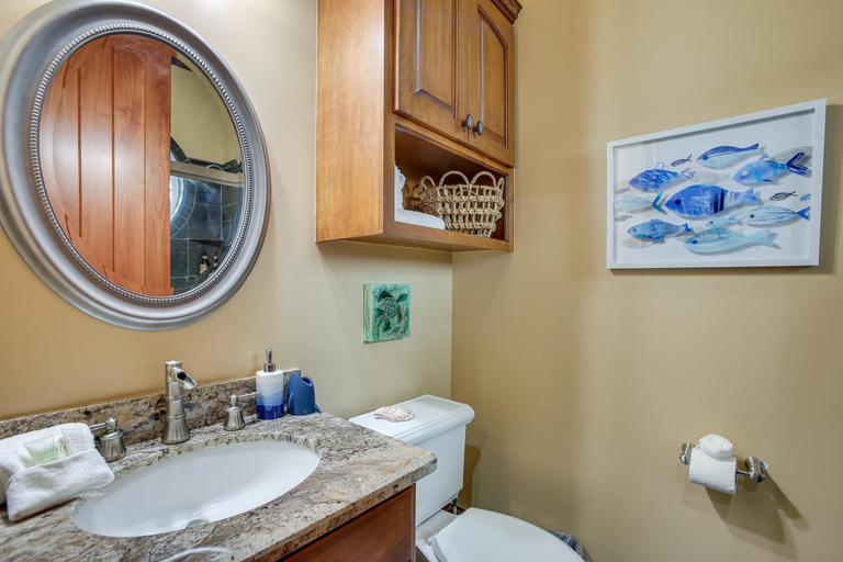 Bathroom 2, Dock, Infinity Pool! Luxe Villa on Galveston Bay, Galveston