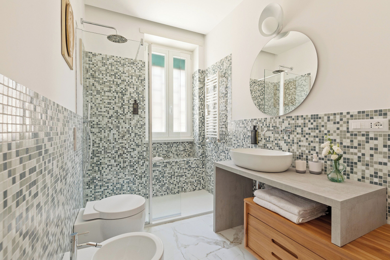 Bathroom 4, Bright And Spacious Family Apartment In Parioli, Roma