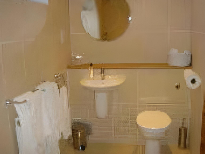 Bathroom 3, The Stanwick Hotel, Northamptonshire