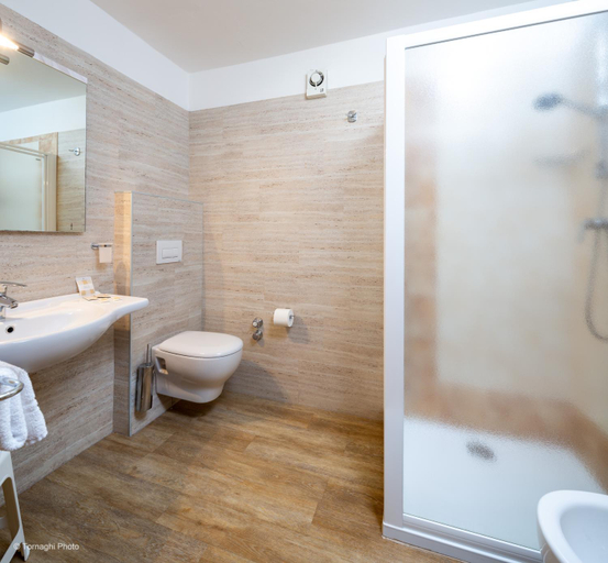 Bathroom 4, Hotel Alpen Andalo, Trento