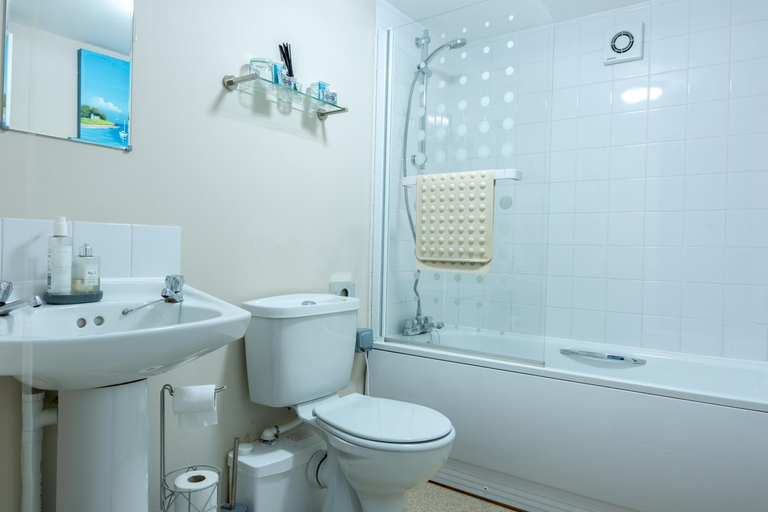 Bathroom, The Cock Hotel, Powys