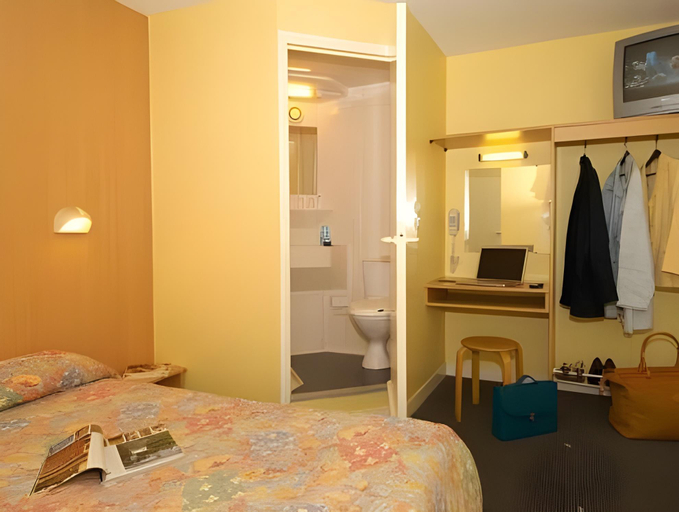 Bedroom 2, FASTHOTEL A Dijon, Côte-d'Or