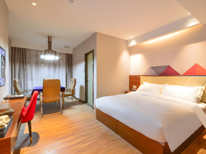 Bedroom, Borrman Hotel Jingzhou Ancient City East Gate Wanda, Jingzhou