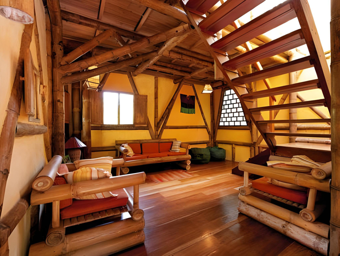 Bedroom 3, Tree House Beachfront Lodge, Talamanca