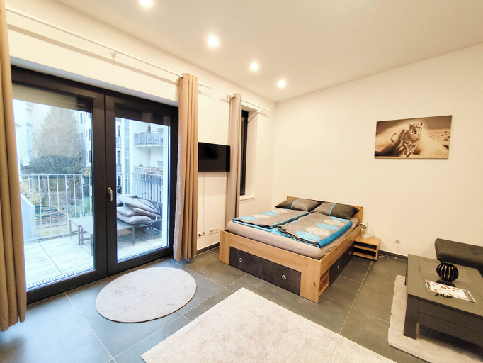 Bedroom, Cozy Apartment with Free Parking, Wien