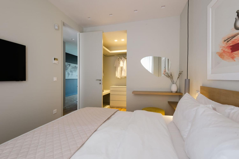 Bedroom 2, Kalypso, Urban Apartment with Unique Views of The Acropolis! 2, Attica