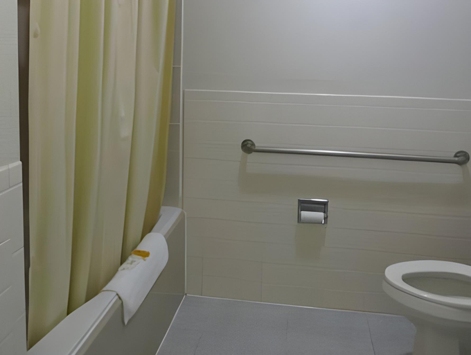 Bathroom 5, Passport Inn & Suites, Galveston