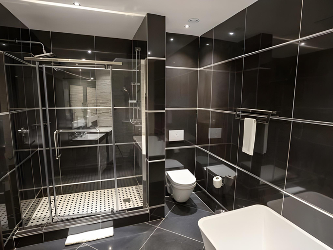 Bathroom 3, Tripod Hotel by Pedestal Owerri, Owerri West
