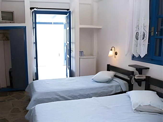 Bedroom 2, Evi Rooms, South Aegean