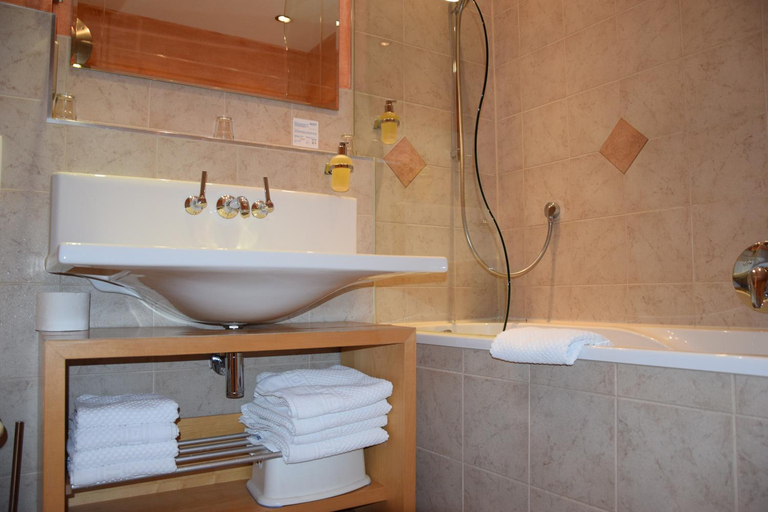 Bathroom, Hotel Roter Lowe, Ulm