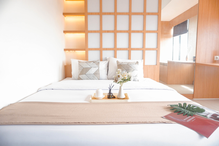 Bedroom 1, Cozy and Simply Studio Apartment Pollux Chadstone By Travelio, Cikarang