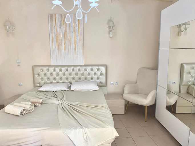 Bedroom 2, Hotel Sotiris Superior Apartments, North Aegean