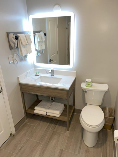 Bathroom 4, Francisco Bay Inn, San Francisco