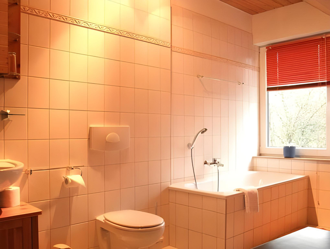 Bathroom 5, Hotel Altes Badehaus, Saalekreis