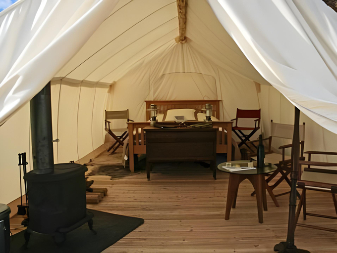 Bedroom 2, Under Canvas West Yellowstone, Gallatin