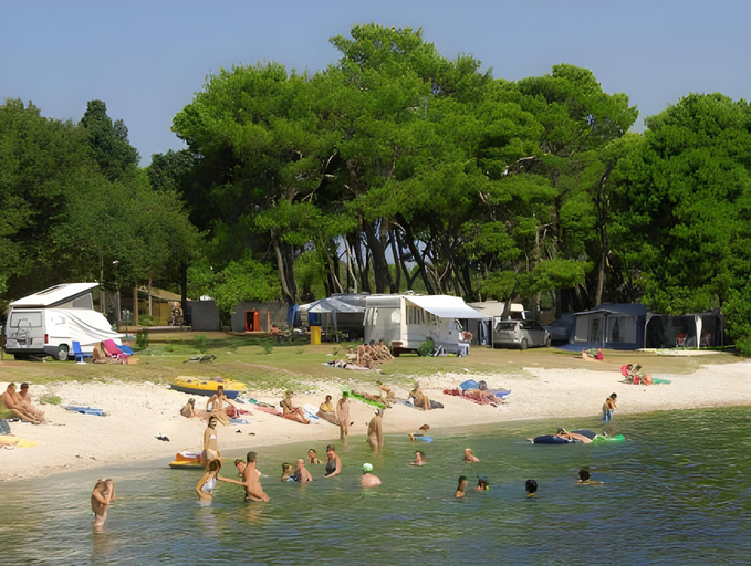 Beach, Arena Stoja Mobile Homes, Pula