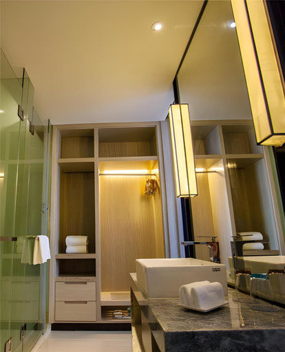 Bathroom 4, Echarm Hotel Wuhan Jiangxia Zhongbai Plaza, Wuhan