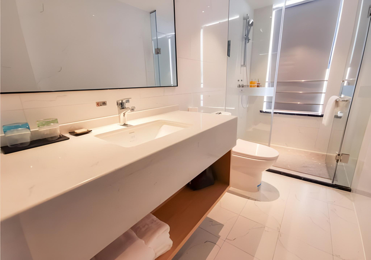 Bathroom 2, Borrman Hotel Puning International Commodity City Wantaihui, Jieyang