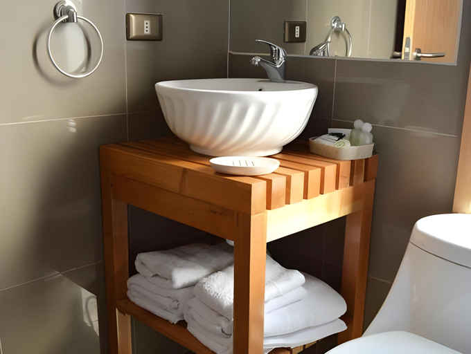 Bathroom 2, Apart Hotel Quillango, Magallanes