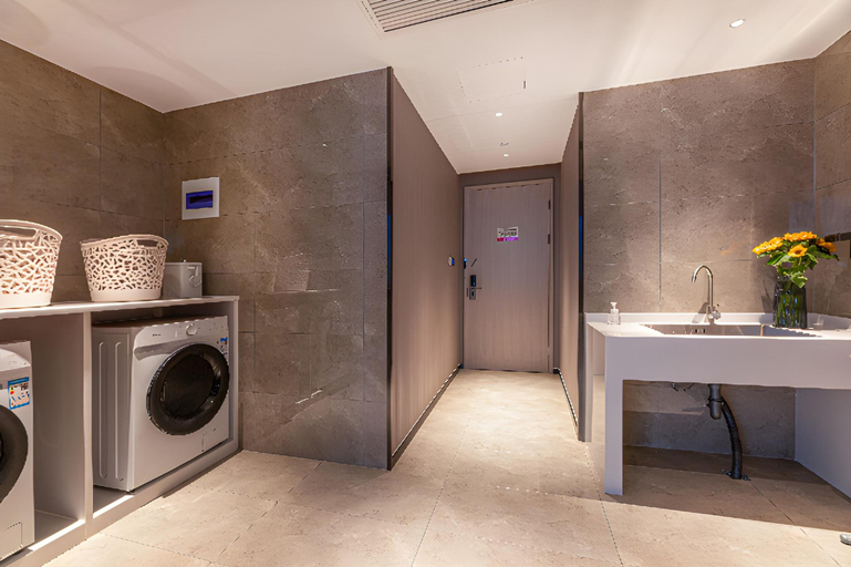 Bathroom 3, Echarm Hotel Shaoxing Keqiao Cross-border E-commerce Industrial Park, Shaoxing