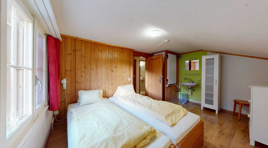 Bedroom 2, Hotel Alpenrose, Oberhasli