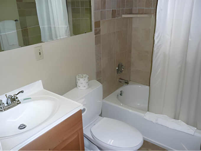 Bathroom 3, Downtown Value Inn, Multnomah