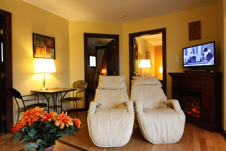Bedroom 2, Motel Le JoliBourg, Les Pays-d'en-Haut