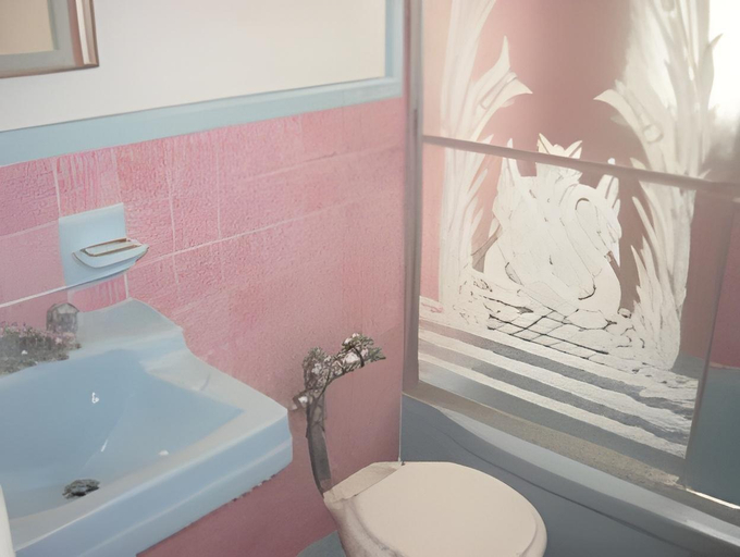 Bathroom 3, The Stardust Hotel, Miami-Dade
