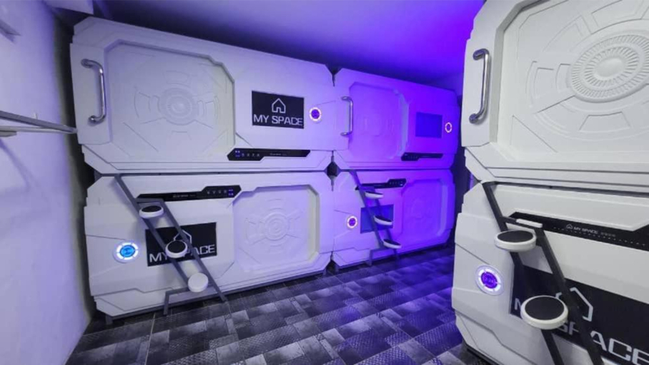 Bathroom 3, My Space Capsule Hotel, Semporna