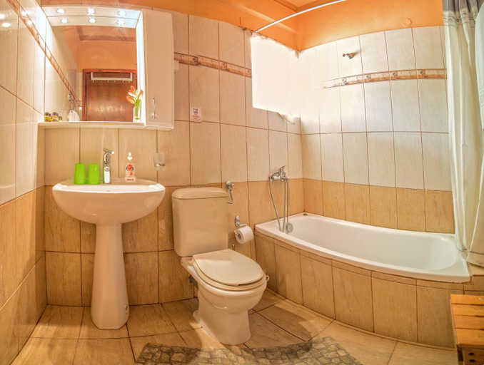 Bathroom 2, Louiza Apartments, Ionian Islands