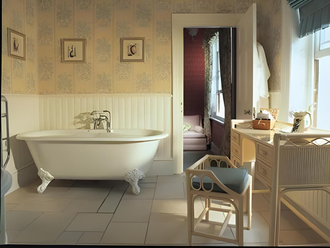 Bathroom, Congham Hall Hotel & Spa, Cambridgeshire