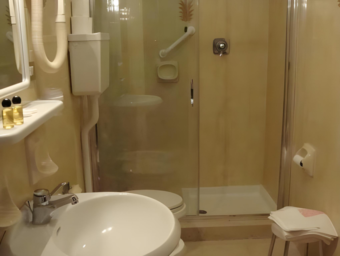 Bathroom 3, Hotel Reale Ristorante, Cuneo