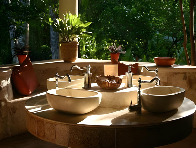 Bathroom 2, Hacienda Chichen Resort and Yaxkin Spa, Tinúm