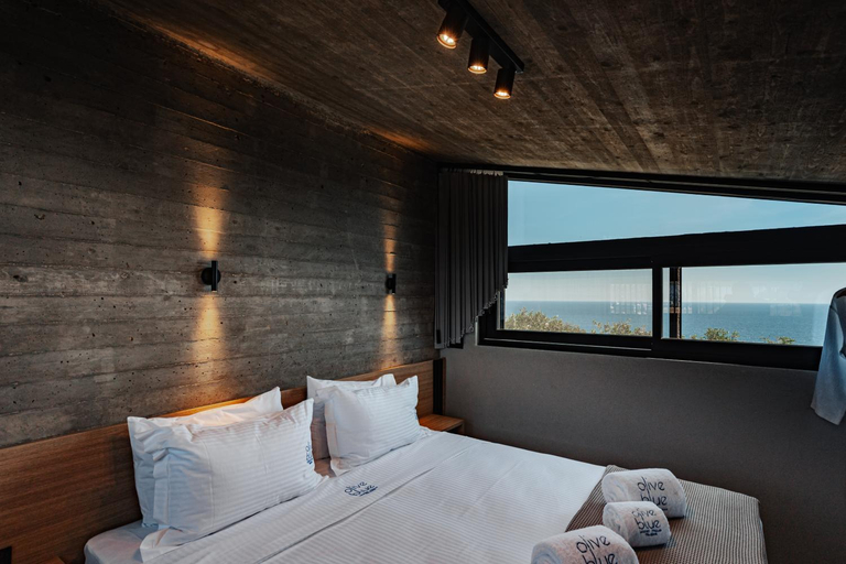 Bedroom 3, olive blue thassos luxury villas, East Macedonia and Thrace