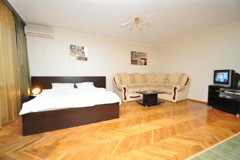 Bedroom 2, Dayflat Apartments on the Left Bank, Dniprovs'kyi