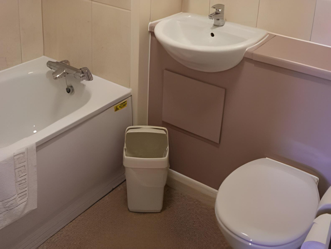 Bathroom 4, Wookey Hole Hotel, Somerset
