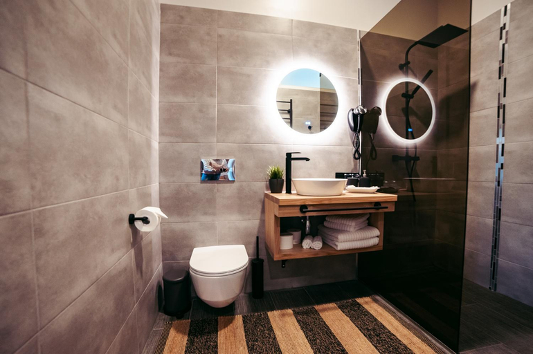 Bathroom 3, Usma SPA Hotel & Camping, Ventspils