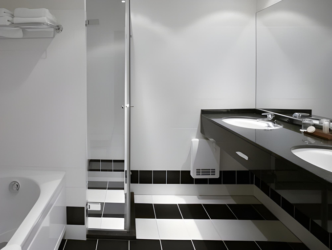 Bathroom 5, Fletcher Hotel - Restaurant De Buunderkamp, Renkum