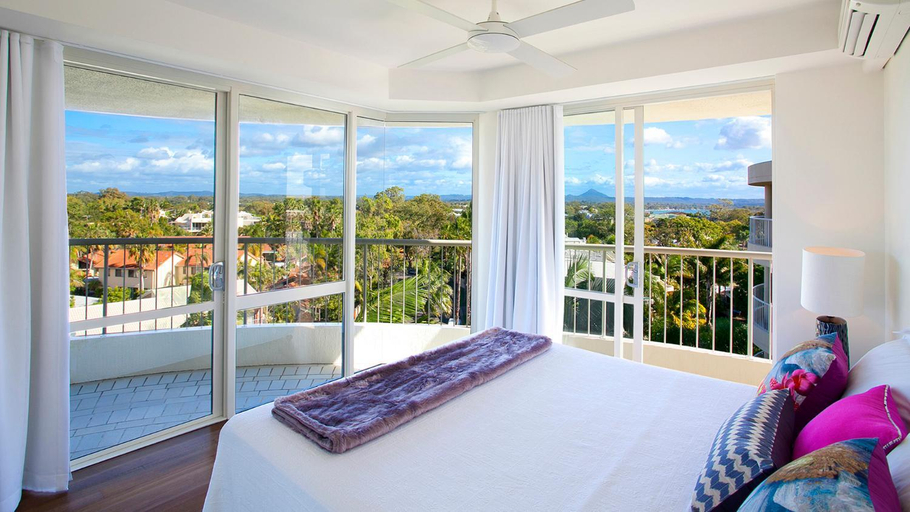 Bedroom 3, Noosa Pacific Riverfront Resort, Noosa - Noosa-Noosaville