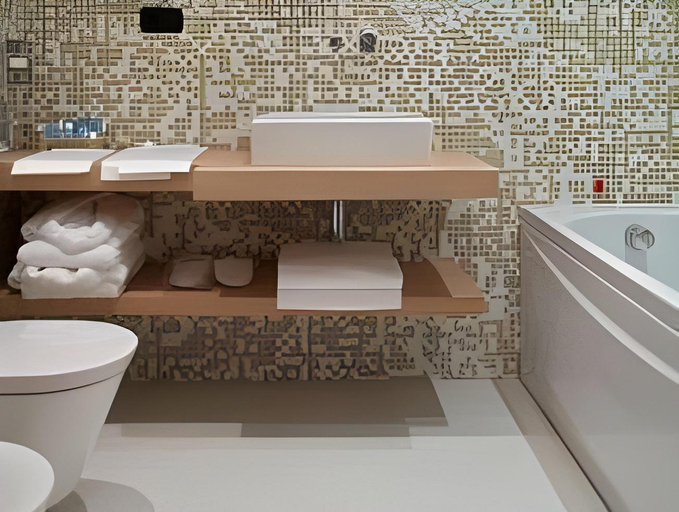 Bathroom 5, Phi Hotel Piajo, Bergamo