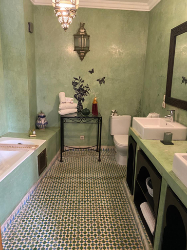 Bathroom 2, Riad Mouna, Marrakech