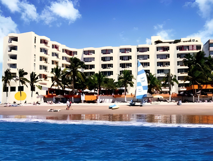 Exterior & Views 2, Oceano Palace Beach Resort - All Inclusive, Mazatlán