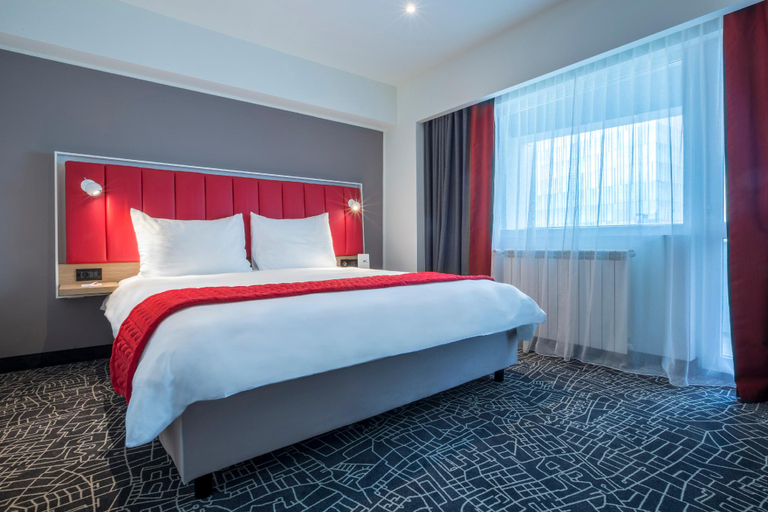 Bedroom, Park Inn by Radisson Bucharest Hotel & Residence, Municipiul Bucuresti