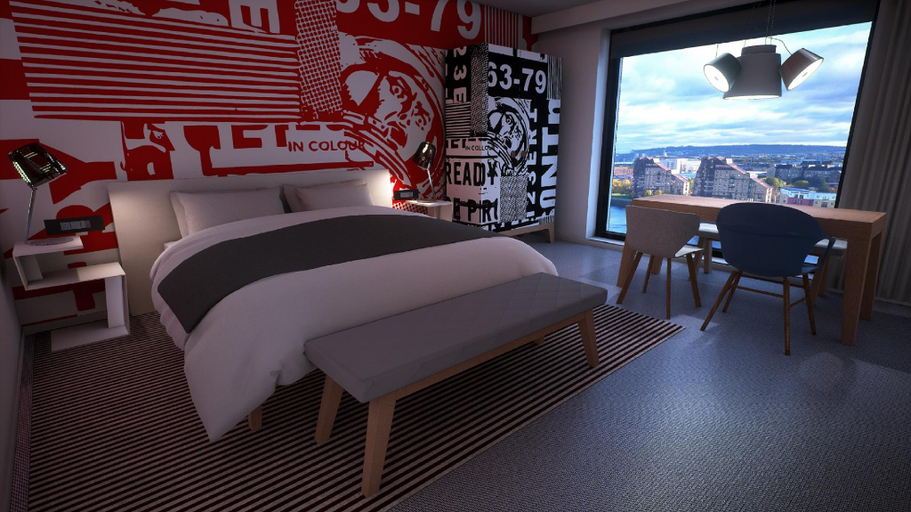 Bedroom 2, Radisson Red Glasgow, Glasgow